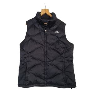 The North Face Black Women's Puffer Vest 75% Goose Down XL